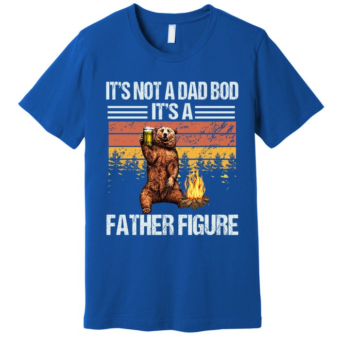 Funny Bear Beer Er Its Not A Dad Bod Its Father Figure Gift Premium T-Shirt