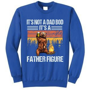 Funny Bear Beer Er Its Not A Dad Bod Its Father Figure Gift Tall Sweatshirt