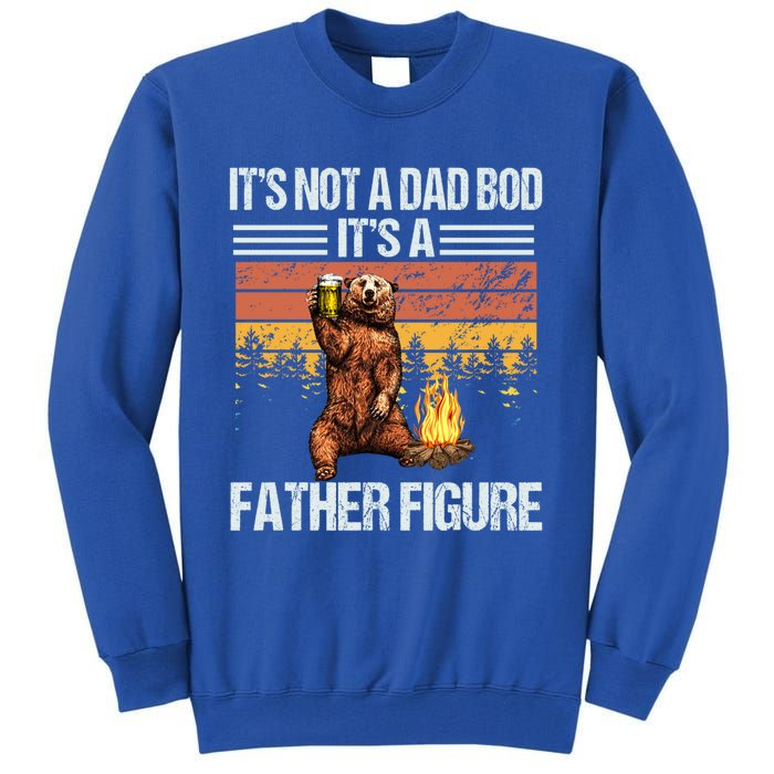 Funny Bear Beer Er Its Not A Dad Bod Its Father Figure Gift Tall Sweatshirt