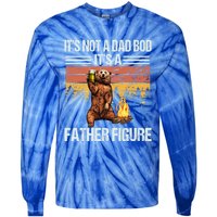 Funny Bear Beer Er Its Not A Dad Bod Its Father Figure Gift Tie-Dye Long Sleeve Shirt