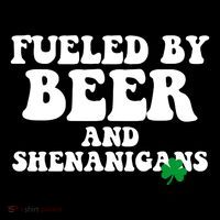 Fueled By Beer And Shenanigans St Patricks Day 16 in Basic Backpack