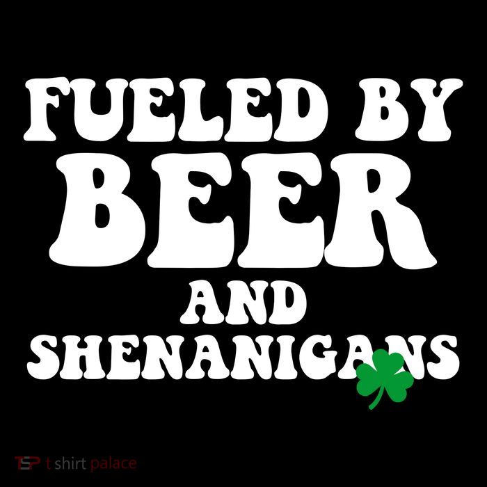 Fueled By Beer And Shenanigans St Patricks Day 16 in Basic Backpack
