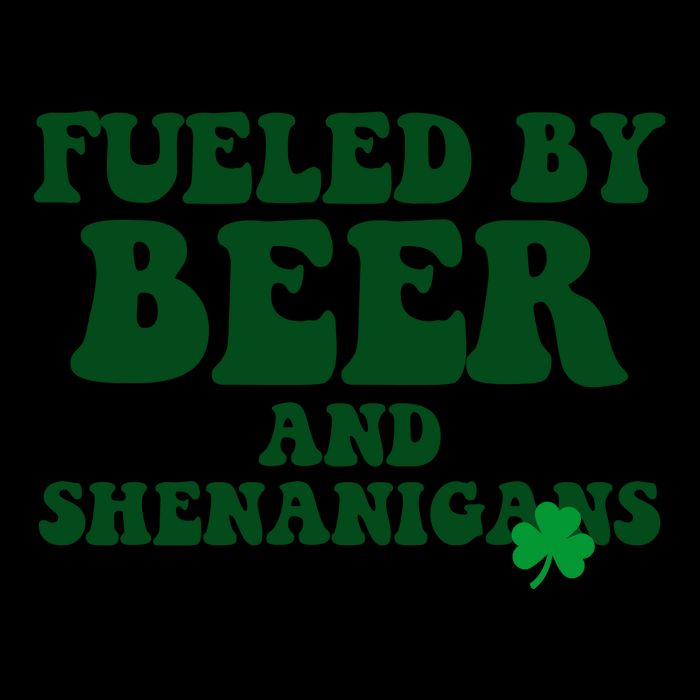 Fueled By Beer And Shenanigans St Patricks Day 16oz Travel Tumbler