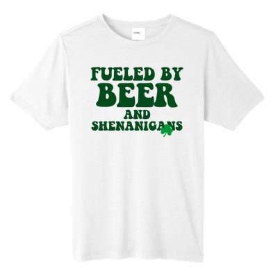 Fueled By Beer And Shenanigans St Patricks Day Tall Fusion ChromaSoft Performance T-Shirt