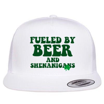Fueled By Beer And Shenanigans St Patricks Day Flatbill Hat