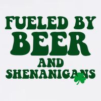 Fueled By Beer And Shenanigans St Patricks Day Mesh Reversible Basketball Jersey Tank