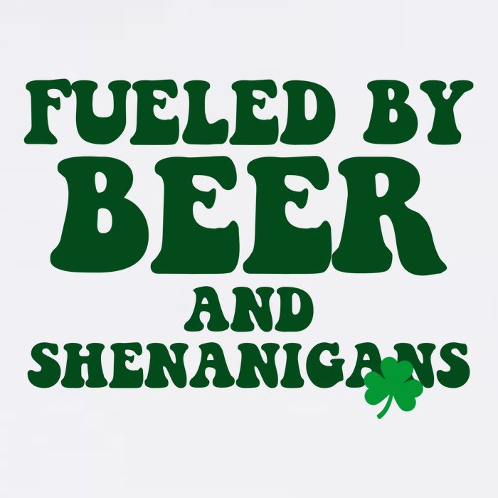 Fueled By Beer And Shenanigans St Patricks Day Mesh Reversible Basketball Jersey Tank