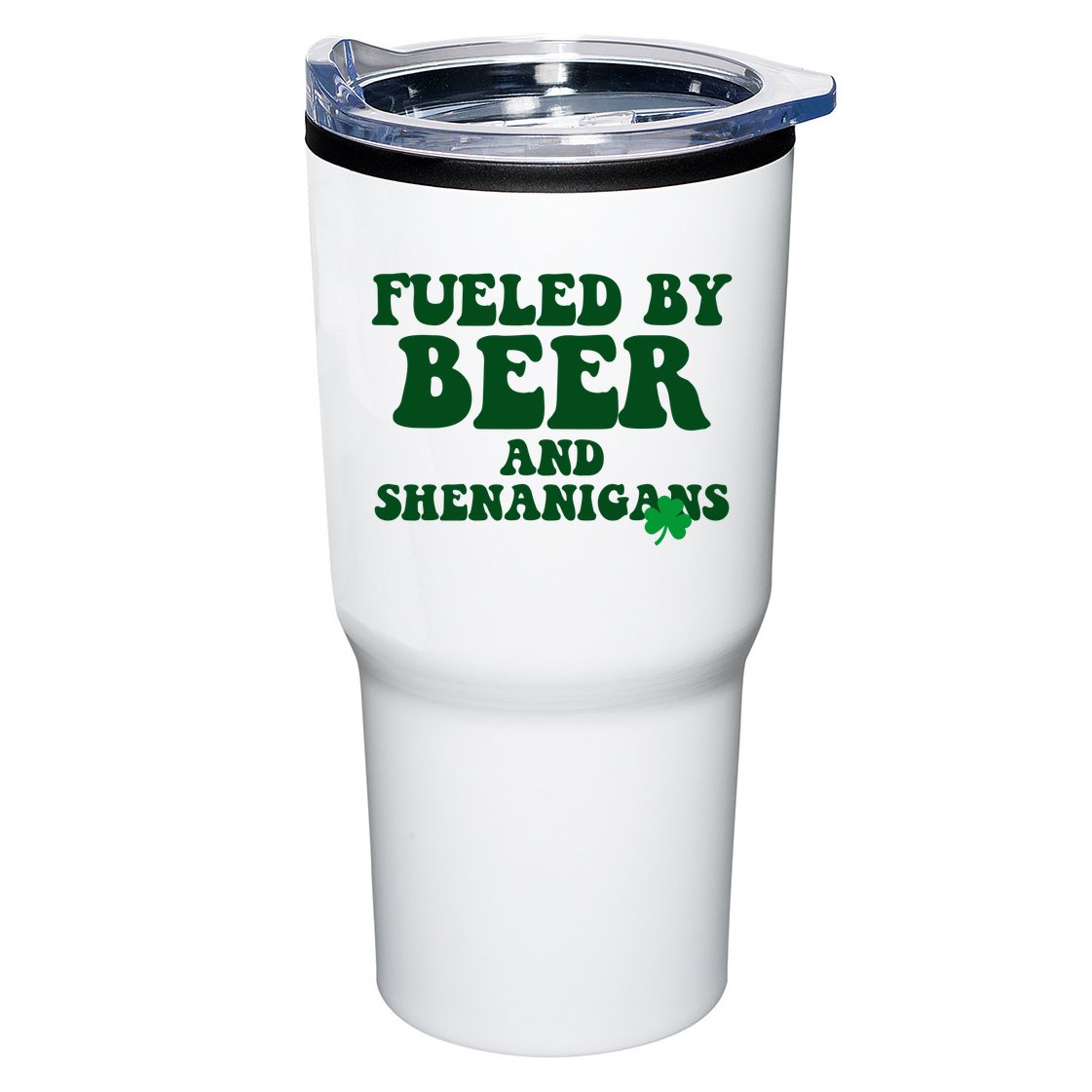 Fueled By Beer And Shenanigans St Patricks Day Tumbler