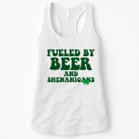 Fueled By Beer And Shenanigans St Patricks Day Womens Tank Top