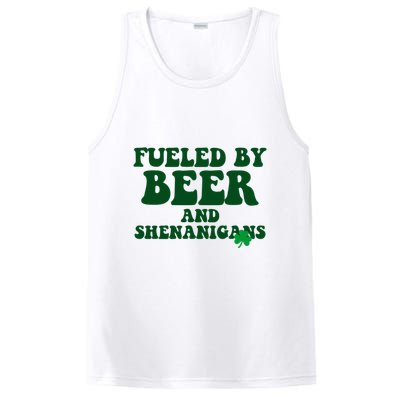 Fueled By Beer And Shenanigans St Patricks Day PosiCharge Competitor Tank
