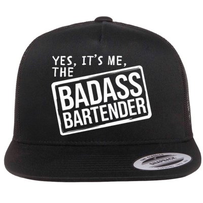 Funny Badass Bartender Funny Pub Bar Owner Funny Bartenders Funny Bar Saying Flat Bill Trucker Hat