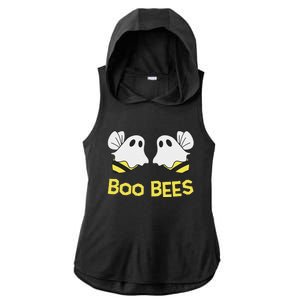 Funny Boo Bees Couples Halloween Cool Ladies PosiCharge Tri-Blend Wicking Draft Hoodie Tank