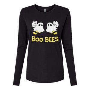 Funny Boo Bees Couples Halloween Cool Womens Cotton Relaxed Long Sleeve T-Shirt