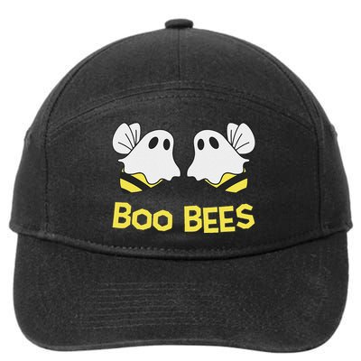 Funny Boo Bees Couples Halloween Cool 7-Panel Snapback Hat