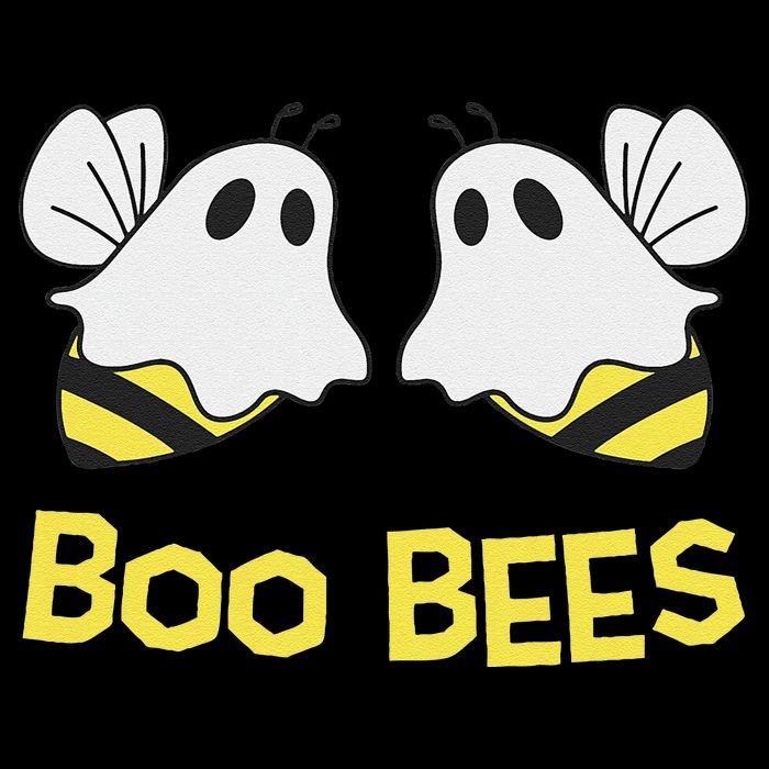 Funny Boo Bees Couples Halloween Cool Flat Bill Trucker Hat