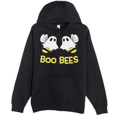 Funny Boo Bees Couples Halloween Cool Premium Pullover Hoodie