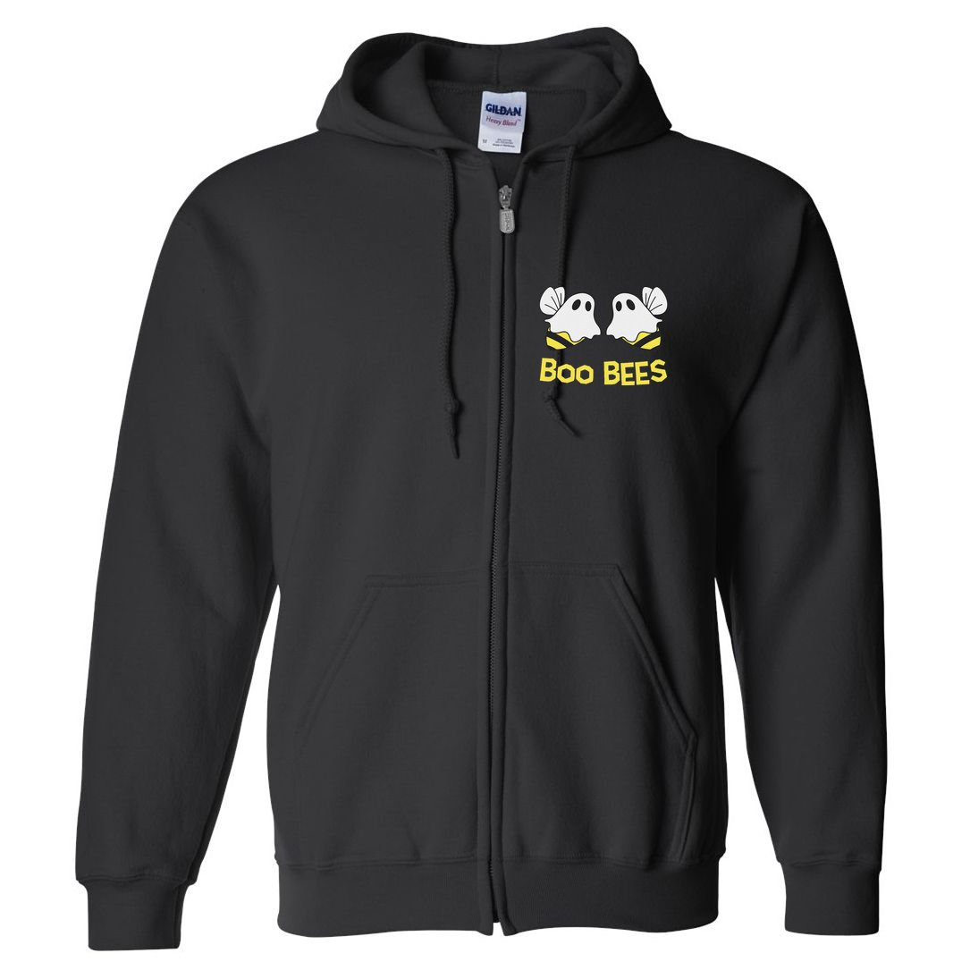 Funny Boo Bees Couples Halloween Cool Full Zip Hoodie