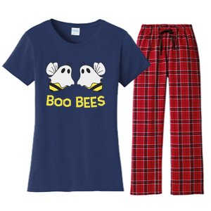 Funny Boo Bees Couples Halloween Cool Women's Flannel Pajama Set