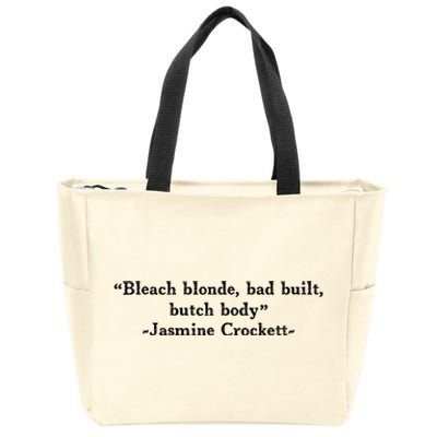 Funny Bleach Blonde Bad Built Butch Body Zip Tote Bag