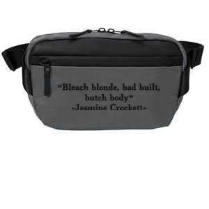 Funny Bleach Blonde Bad Built Butch Body Crossbody Pack