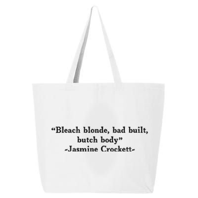 Funny Bleach Blonde Bad Built Butch Body 25L Jumbo Tote