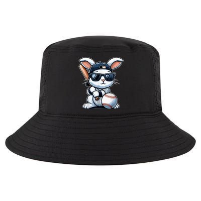 Funny Baseball Bunny Easter Cool Comfort Performance Bucket Hat