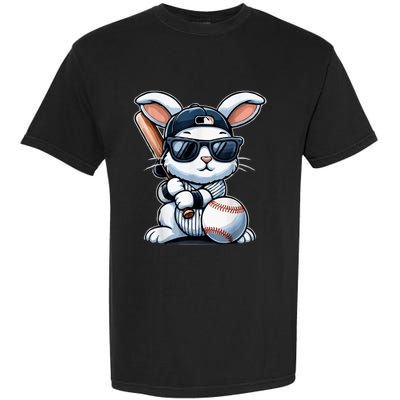 Funny Baseball Bunny Easter Garment-Dyed Heavyweight T-Shirt