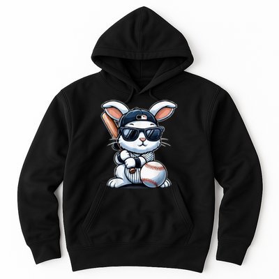 Funny Baseball Bunny Easter Hoodie