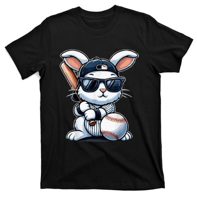 Funny Baseball Bunny Easter T-Shirt