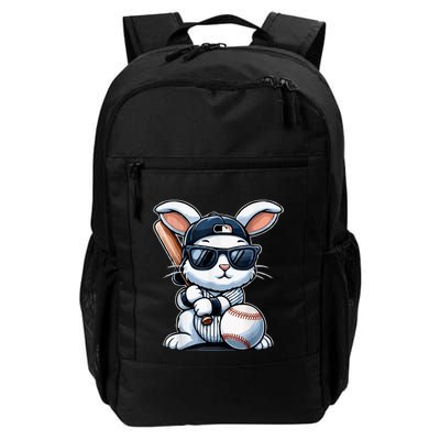 Funny Baseball Bunny Easter Backpack