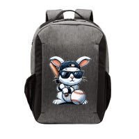 Funny Baseball Bunny Easter Vector Backpack