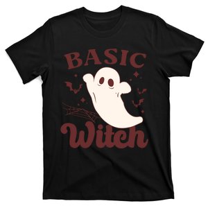 Funny Boo Basic Witch Halloween Spooky Gift T-Shirt