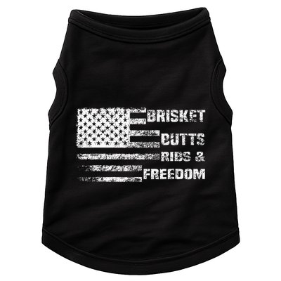 Funny Bbq Brisket Butts Ribs And Freedom Funny Grilling Doggie Tank
