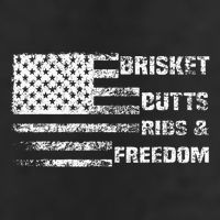 Funny Bbq Brisket Butts Ribs And Freedom Funny Grilling Adult Drive Performance Visor