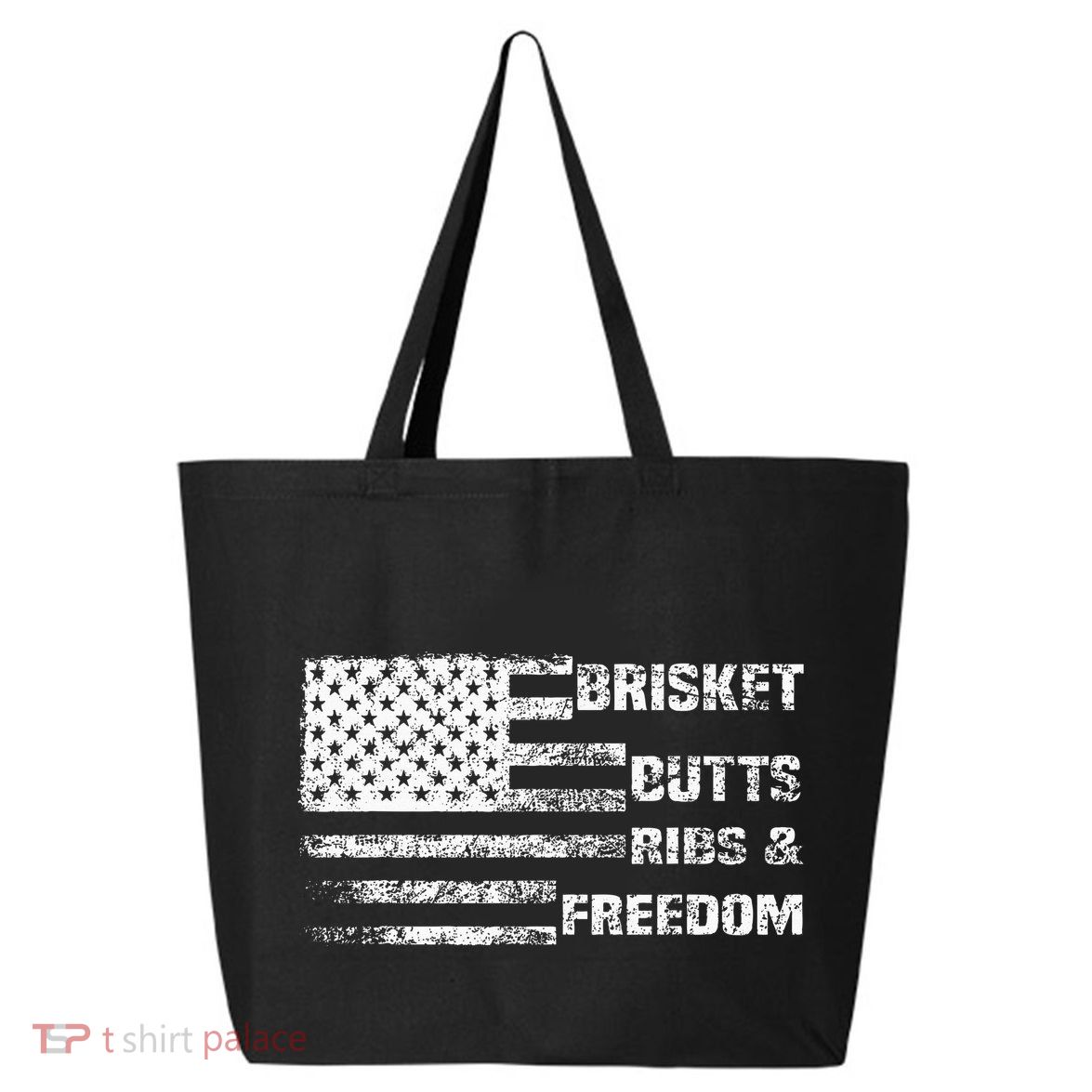 Funny Bbq Brisket Butts Ribs And Freedom Funny Grilling 25L Jumbo Tote