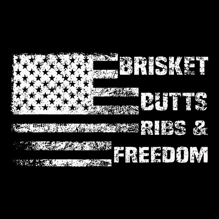 Funny Bbq Brisket Butts Ribs And Freedom Funny Grilling Wool Snapback Cap