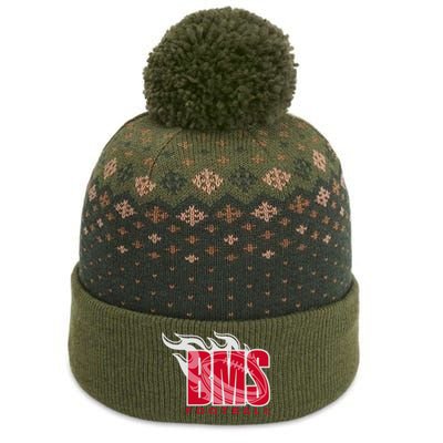 Football Blake Bass Middle Football Is Fire The Baniff Cuffed Pom Beanie