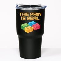 Funny Building Blocks Bricks Builder Pain Is Real Gift Tumbler