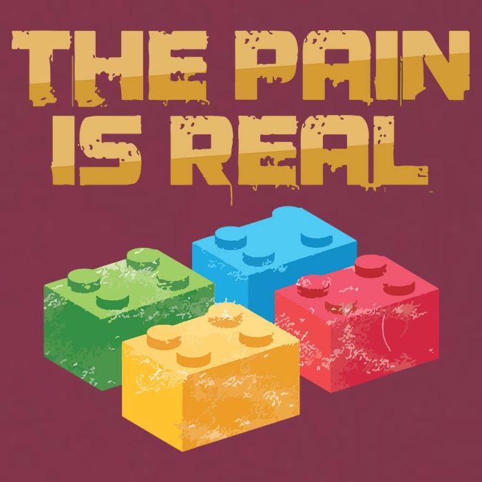 Funny Building Blocks Bricks Builder Pain Is Real Gift 16oz Travel Tumbler