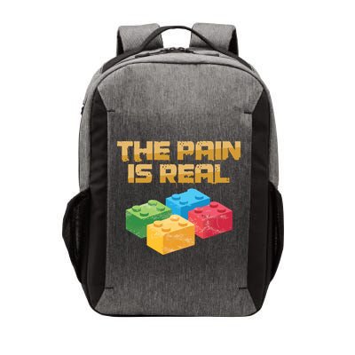 Funny Building Blocks Bricks Builder Pain Is Real Gift Vector Backpack