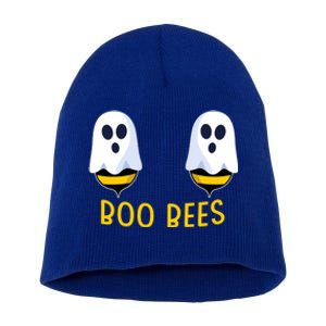 Funny Boo Bees Couples Halloween Costume And Gift Short Acrylic Beanie