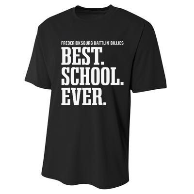 Fredericksburg Battlin Billies Best Ever Hs Performance Sprint T-Shirt