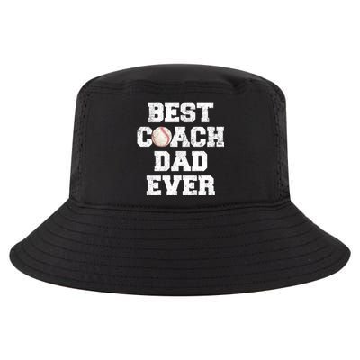 Funny Best Baseball Coach Dad Ever Father's Day Baseball Dad Gift Cool Comfort Performance Bucket Hat