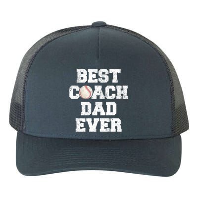 Funny Best Baseball Coach Dad Ever Father's Day Baseball Dad Gift Yupoong Adult 5-Panel Trucker Hat