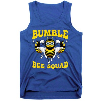 Funny Bumble Bee Design For Women Bee Squad Buddies Tank Top