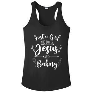 Funny Baking Baker Gift For Women Cool Jesus Christian Bake Ladies PosiCharge Competitor Racerback Tank