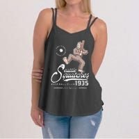 Funny Bigfoot Baseball Seatlle Squatches for Baseball Fan Women's Strappy Tank