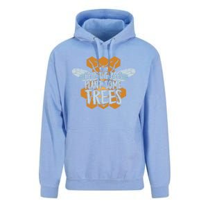 Funny Beekeeper Bee Gift Help The Bees Plant Some Trees Great Gift Unisex Surf Hoodie