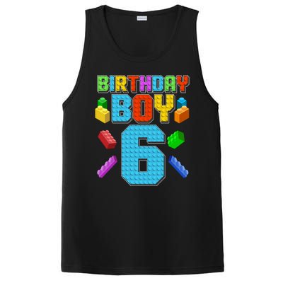 Funny Birthday Boy 6th Birthday Lego Master Builder PosiCharge Competitor Tank