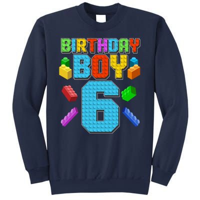 Funny Birthday Boy 6th Birthday Lego Master Builder Sweatshirt